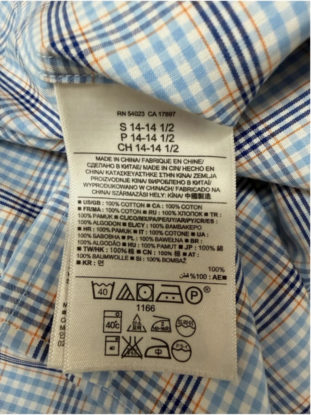 Banana Republic Men Blue Plaid Long Sleeve Button cotton Sm Shirt Slime Fit 1803